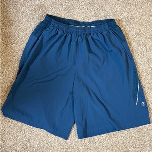 Champion Men's large running shorts Blue Athletic Shorts